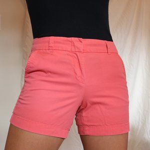 Pink J.Crew Chino Shorts